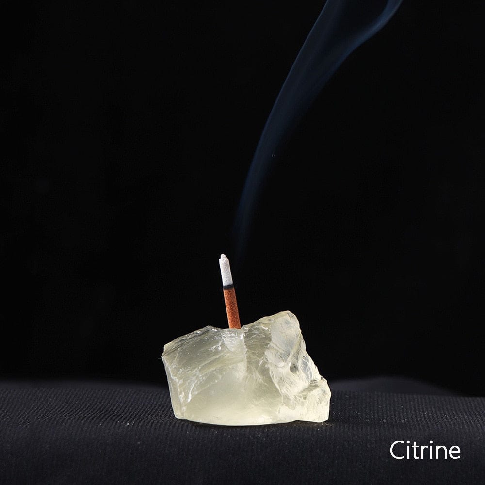 wickedafstore Citrine Healing Crystals Incense Holders