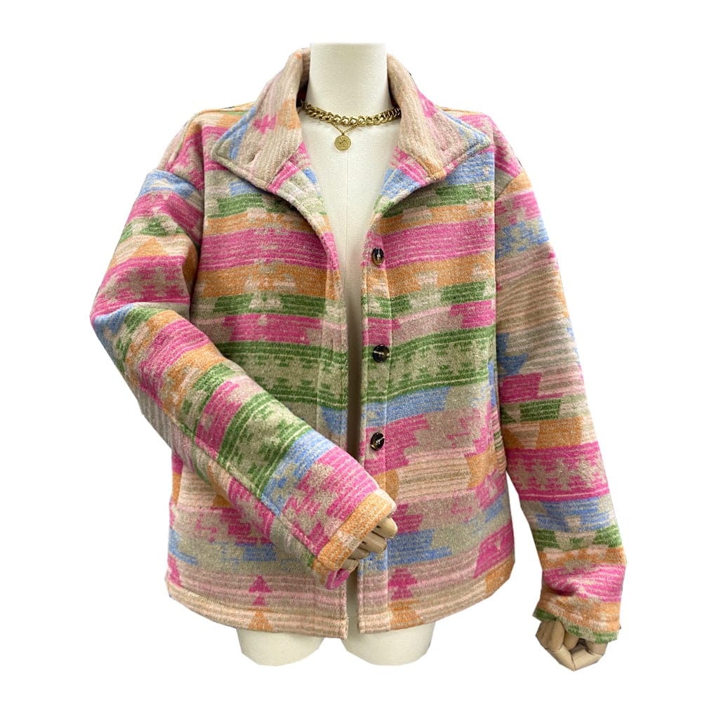 wickedafstore Claudine Aztec Boho Jacket