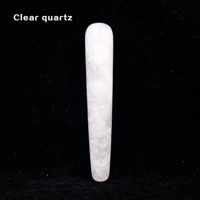 wickedafstore Clear quartz Massage Wands Healing Stone Crystals