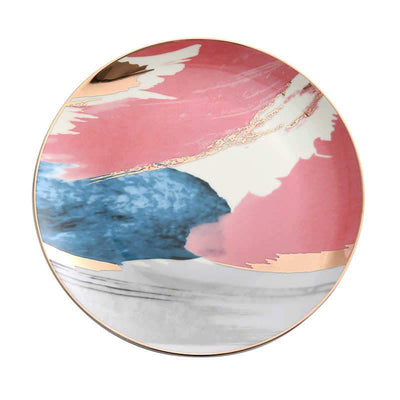 wickedafstore Colored Clouds Plates