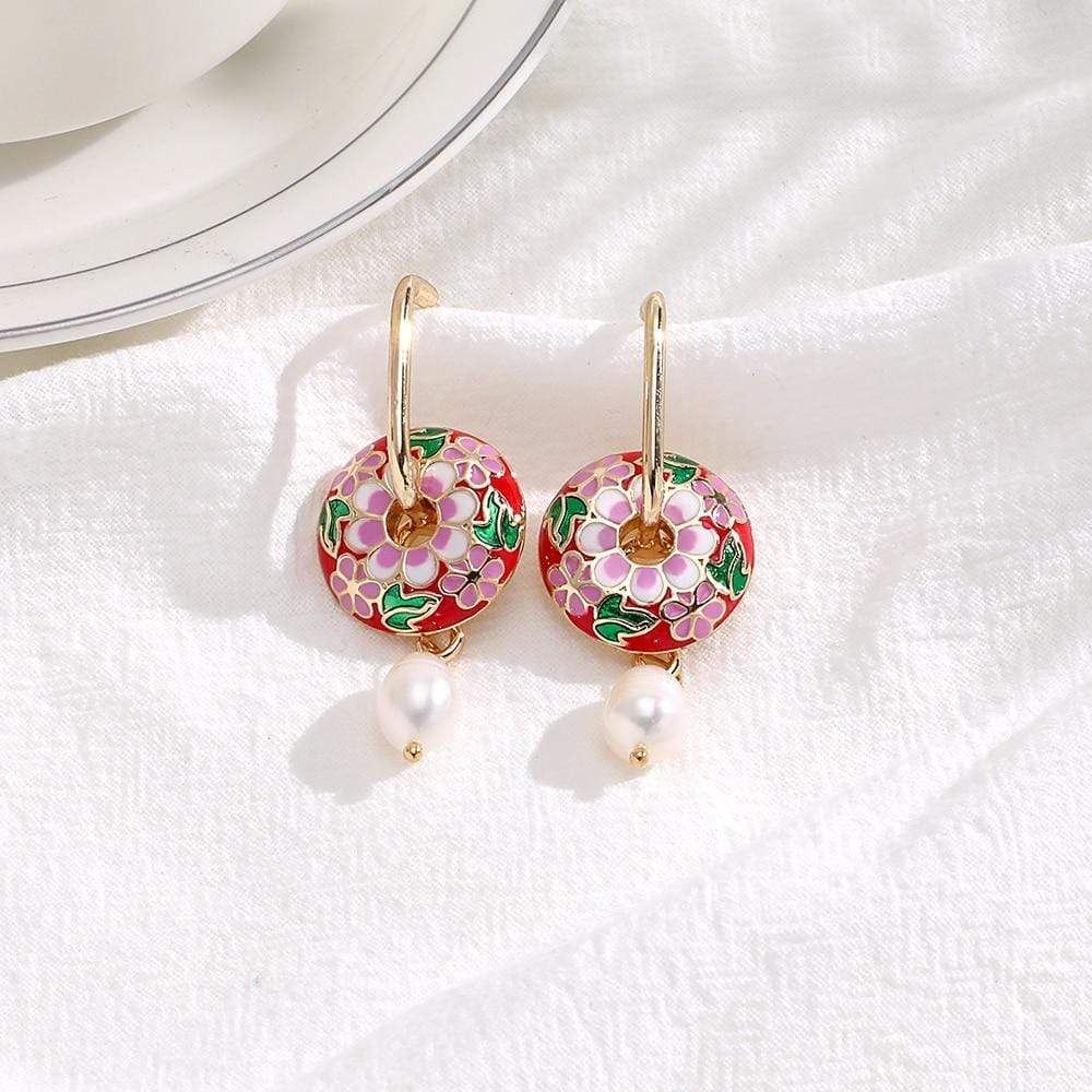wickedafstore Colorful 6 Round Style Earrings