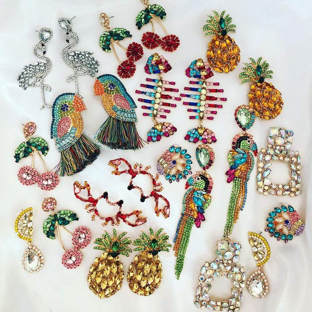 wickedafstore Colorful Sets of Earrings