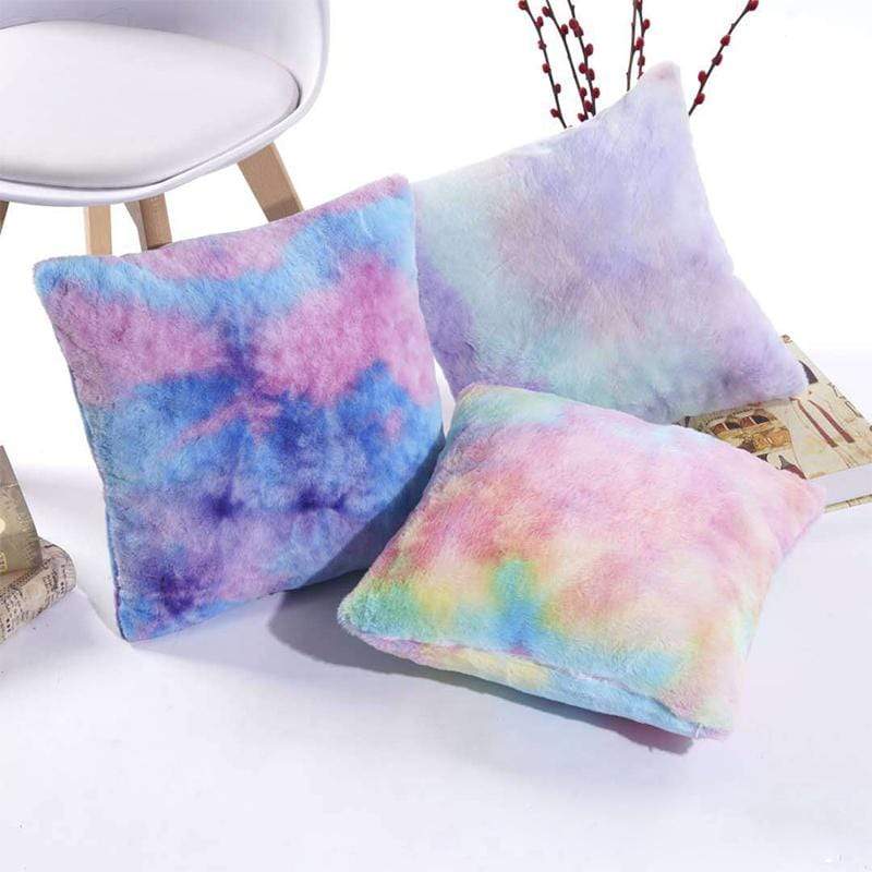 wickedafstore Colorful Tie Dyed Cushion Cover
