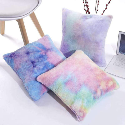 wickedafstore Colorful Tie Dyed Cushion Cover