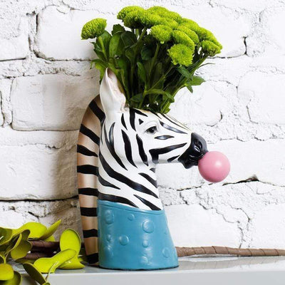 wickedafstore Cute Animals Flower Vase