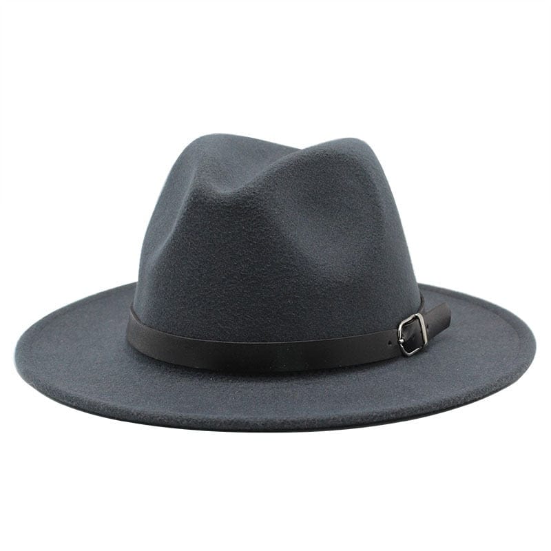 wickedafstore Dark Gray / 56-58CM Balbina Fedora Hat