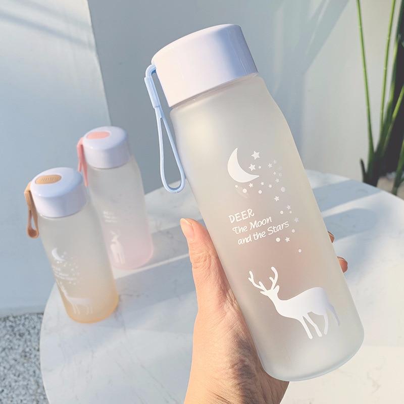wickedafstore Deer The Moon and The Stars Water Bottle
