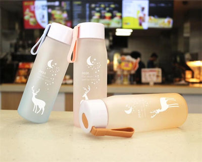 wickedafstore Deer The Moon and The Stars Water Bottle