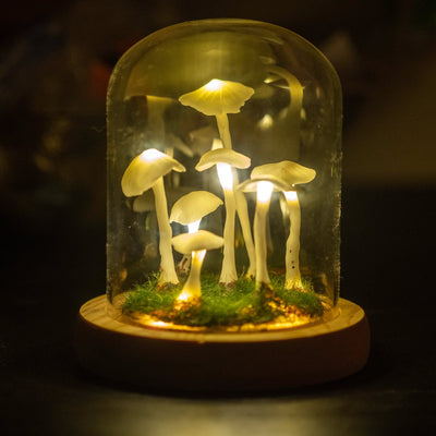 wickedafstore DIY Mushroom Lamp Kit DIY Enchanted Mushroom Forest Lamp