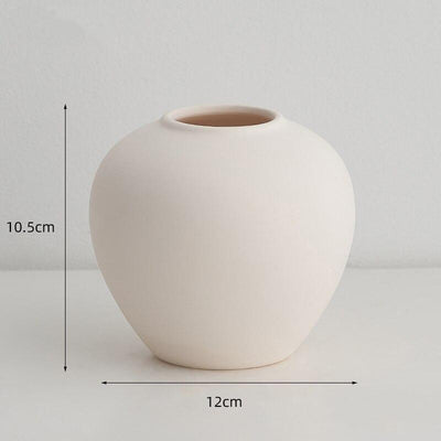 wickedafstore E Minimalist Nordic Ceramic Flower Vase