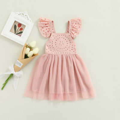 wickedafstore Emma Lace Tutu Baby Girl Dress