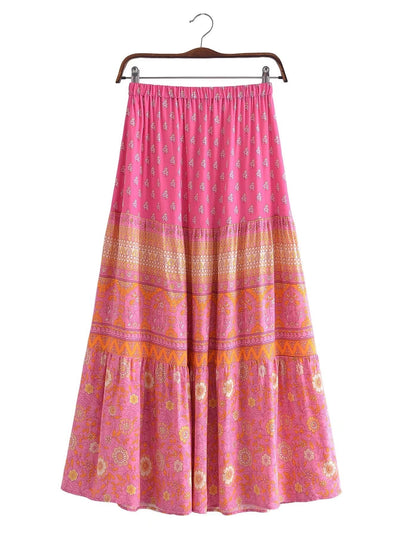 wickedafstore Enelia Boho Maxi Skirt (2colors)