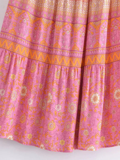 wickedafstore Enelia Boho Maxi Skirt (2colors)
