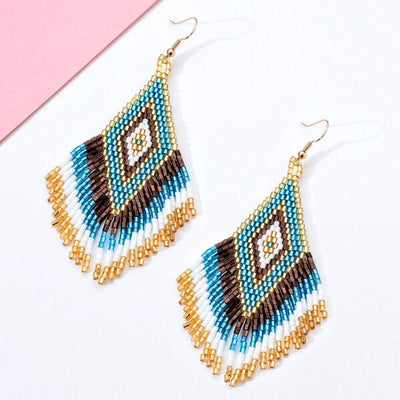 wickedafstore Ethnic Boho Drop Earrings