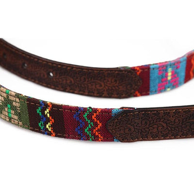 wickedafstore Ethnic Embroidered Belt