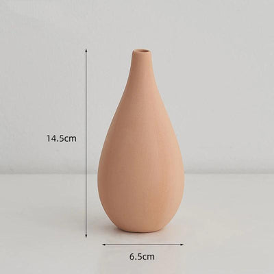 wickedafstore F Minimalist Nordic Ceramic Flower Vase