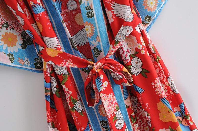 wickedafstore Fleur Kimono