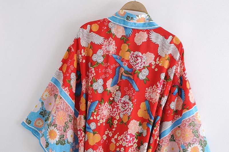 wickedafstore Fleur Kimono