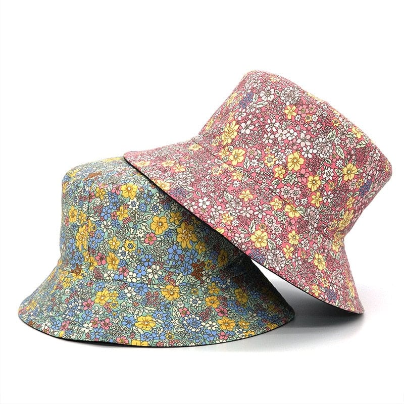 wickedafstore Floral All Over Bucket Hat