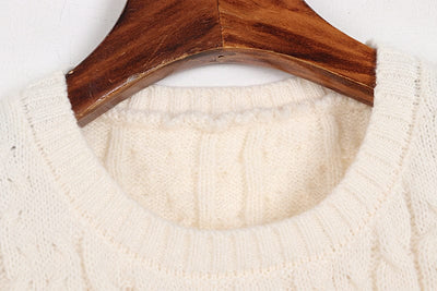 wickedafstore Floral Embroidered Sweater
