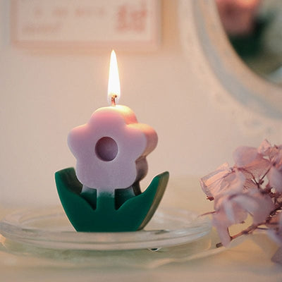 wickedafstore Flower Candle