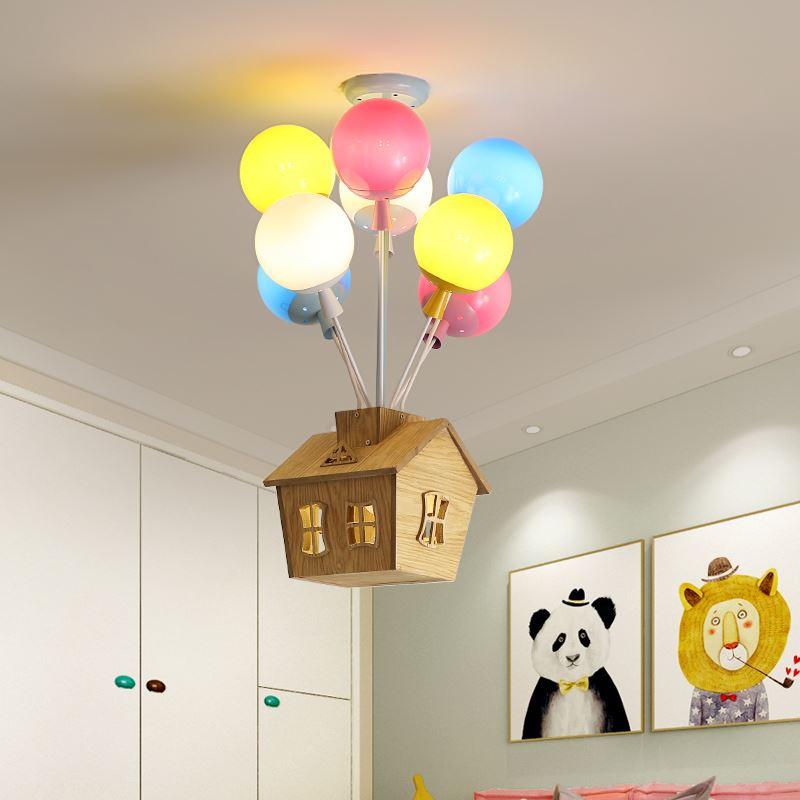 wickedafstore Flying Balloon House Chandelier