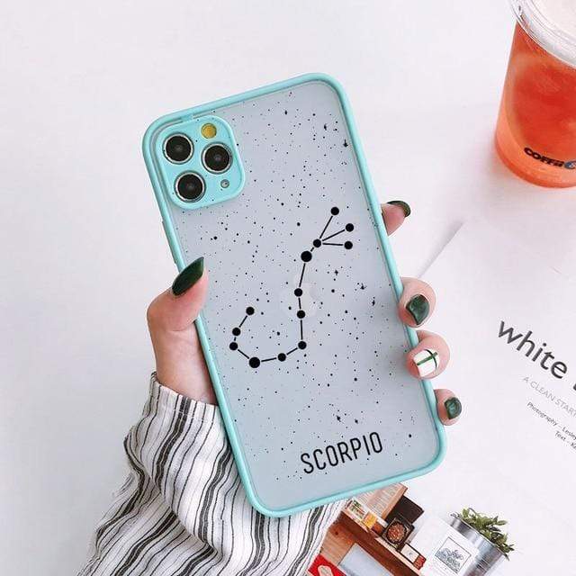 wickedafstore for iphone XS MAX / mint SCORPIO Constellations Phone Cases