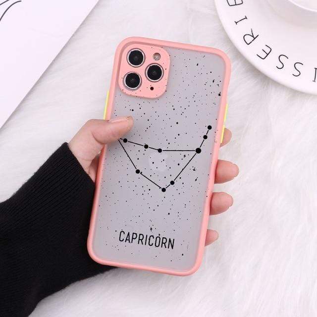 wickedafstore for SE 2020 / pink CAPRICORN Constellations Phone Cases