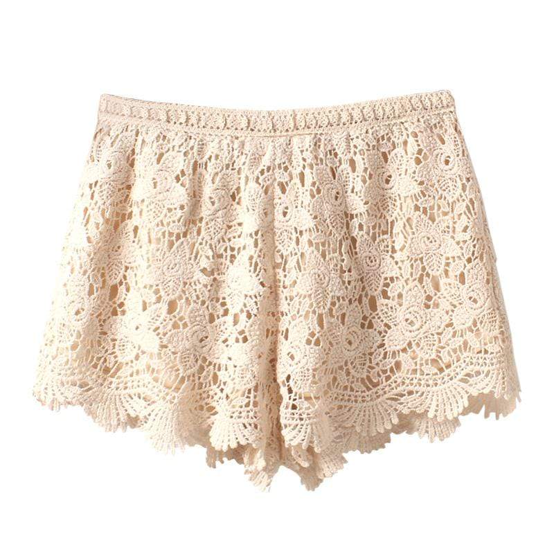 wickedafstore Francisca Lace Shorts