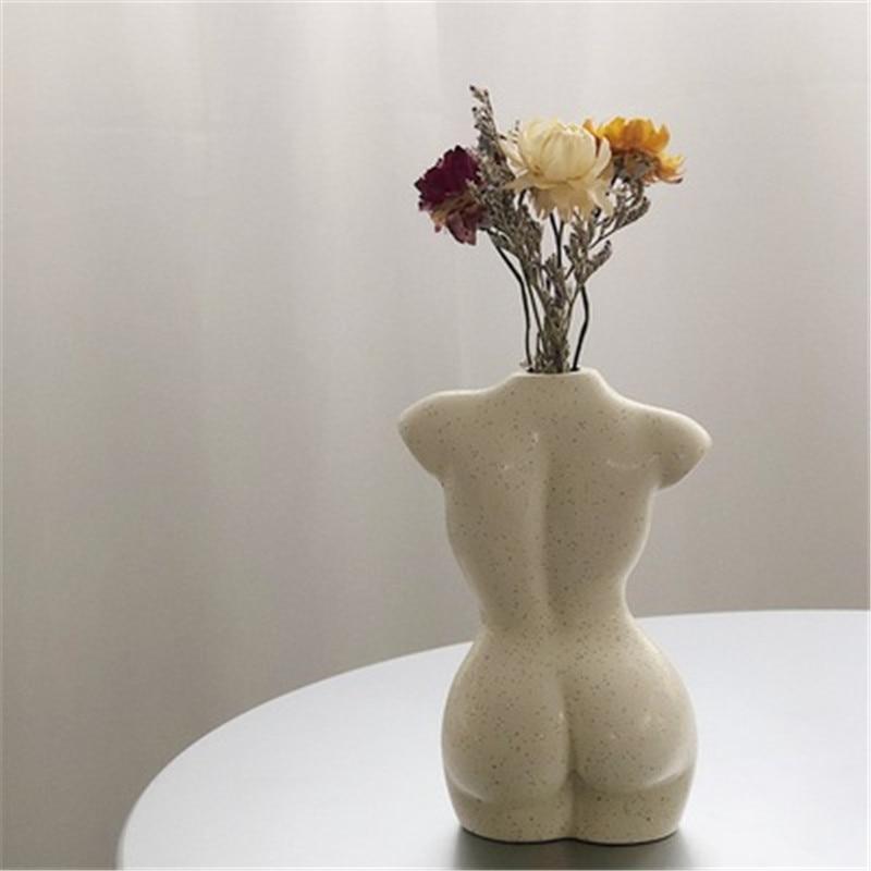 wickedafstore Frau Sculpture Vase