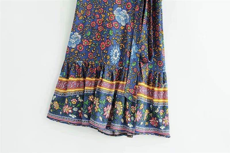 wickedafstore Fynley Vintage Floral Mini Dress