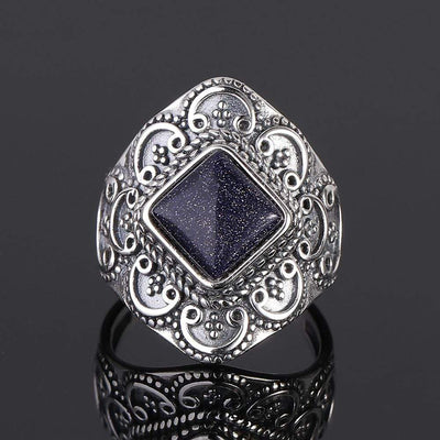 wickedafstore Gemstone Embellished Ring