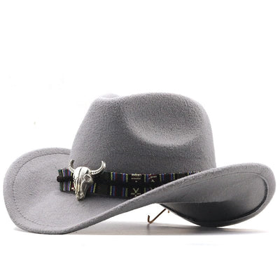 wickedafstore Gray Texas Cancún Cowboy Hat