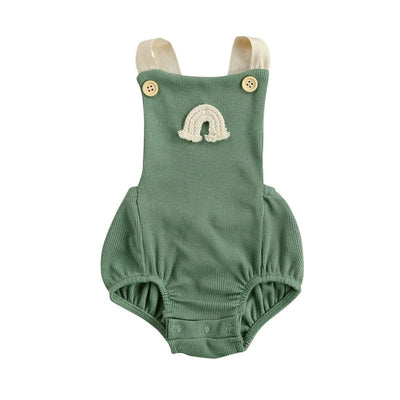 wickedafstore Green / 3M Over The Rainbow Newborn Jumpsuits