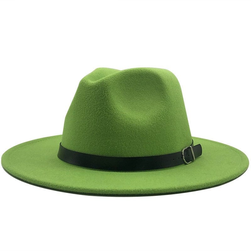 wickedafstore Green / 56-58CM Balbina Fedora Hat