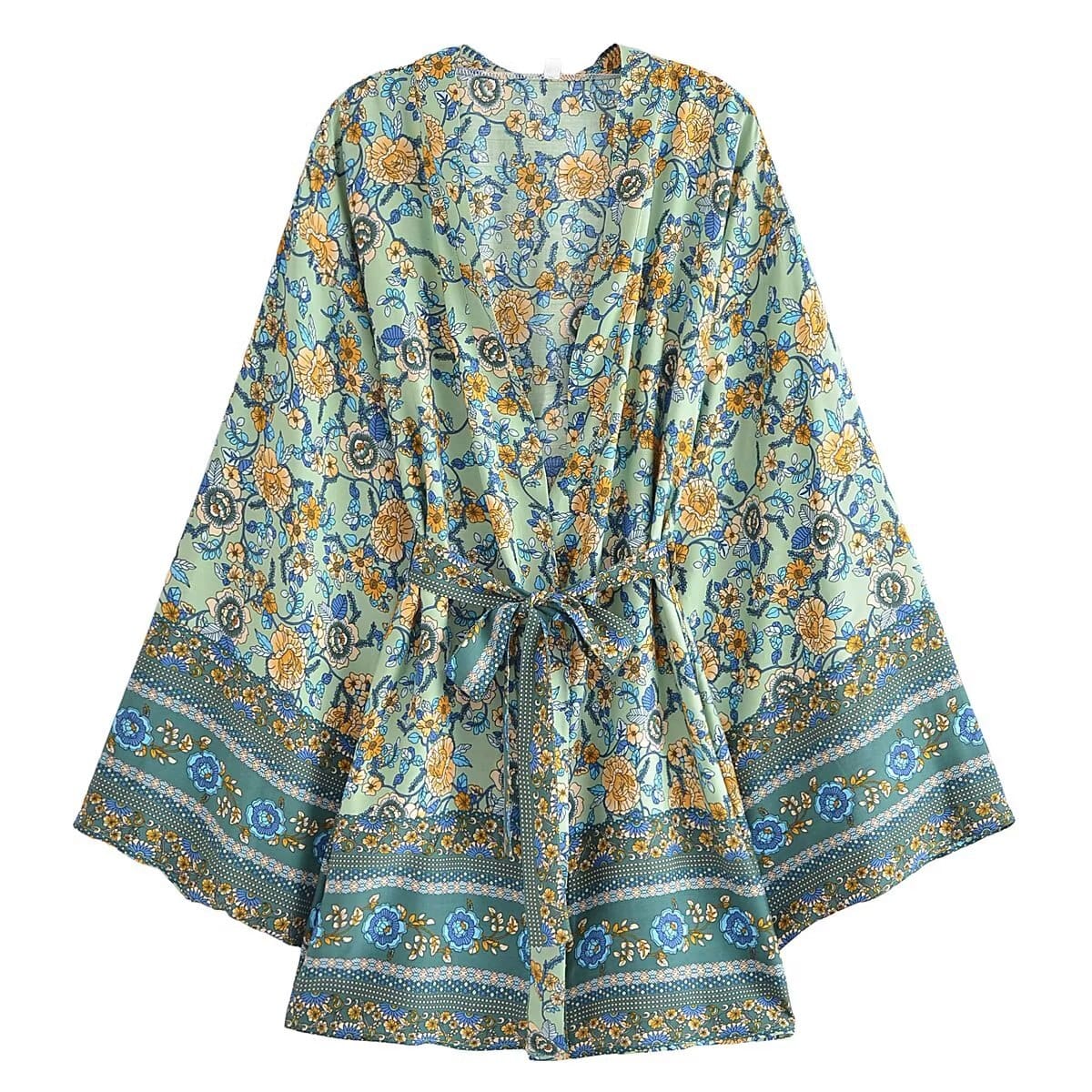 wickedafstore Green / S Amantha Boho Kimono ( 3 Colors )