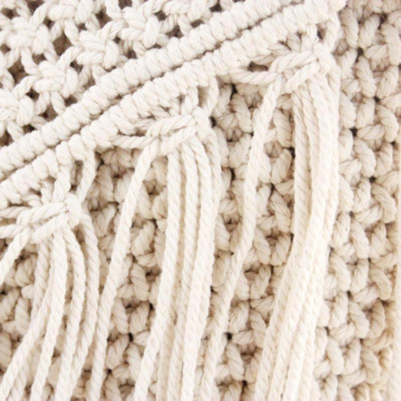 Handmade Crochet Bag with Tassels - wickedafstore
