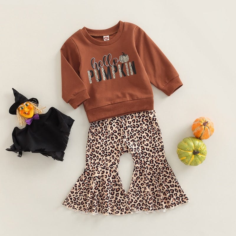 wickedafstore Hello Pumpkin Toddler 2pcs Set