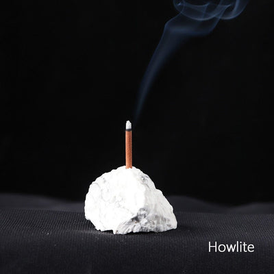 wickedafstore Howlite Healing Crystals Incense Holders