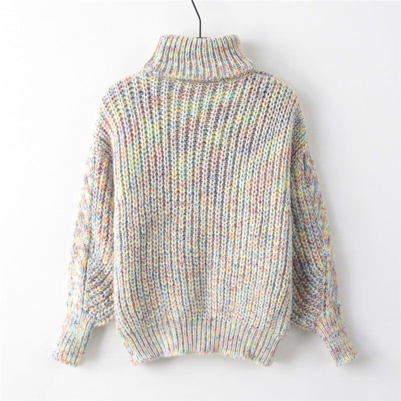 wickedafstore Icelyn Turtleneck Knitted Sweater