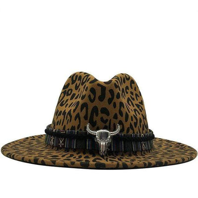 wickedafstore Khaki Fedora Jazz Hat