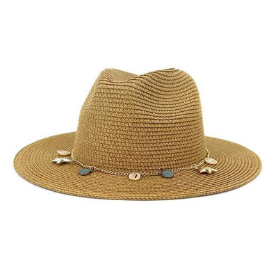 wickedafstore Khaki Floppy Panama Jack Hat