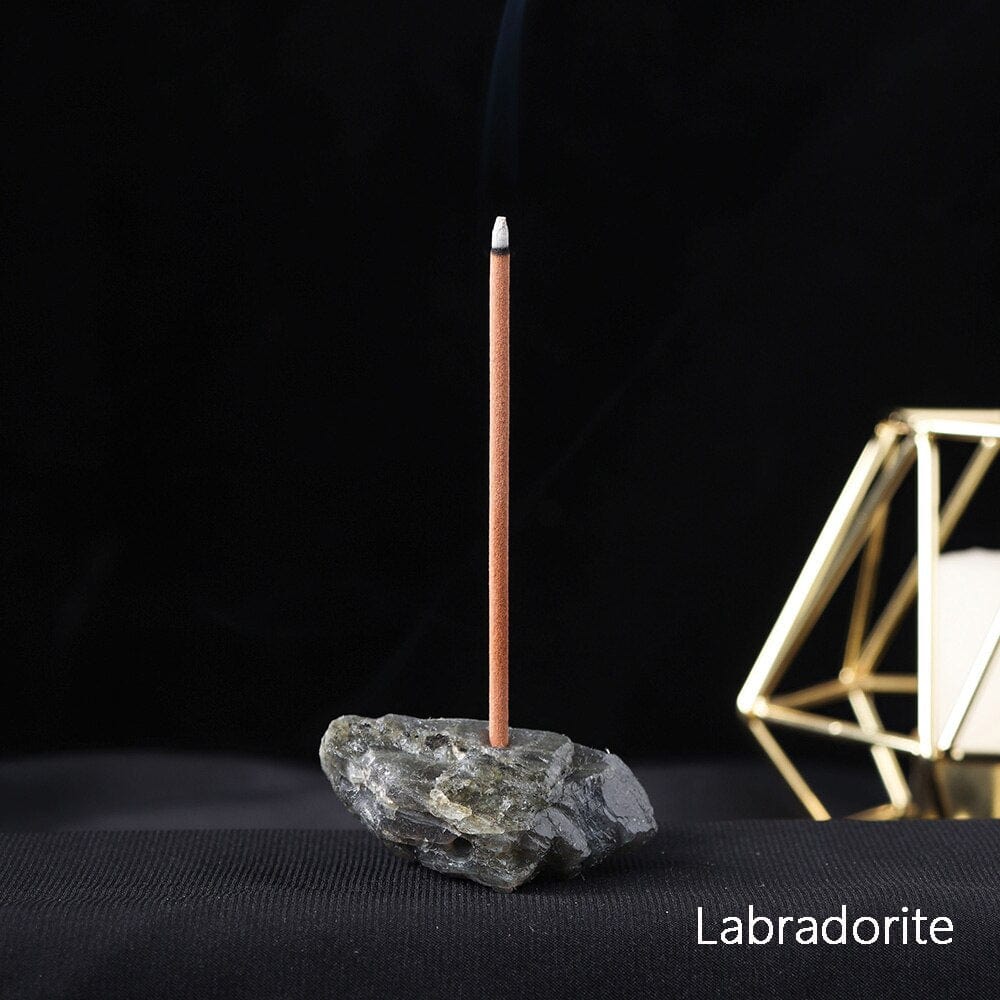 wickedafstore Labradorite Healing Crystals Incense Holders