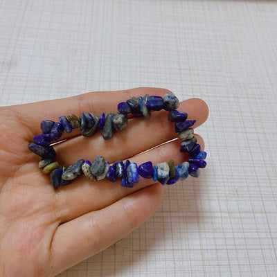 wickedafstore Lapis Lazuli 7 Chakras Natural Stone Bracelets