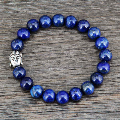 wickedafstore Lapis Lazuli Beads Bracelet