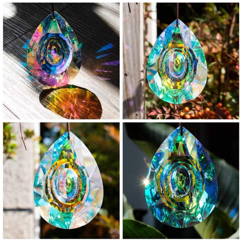 wickedafstore Large Hanging Crystal Prism Ornament