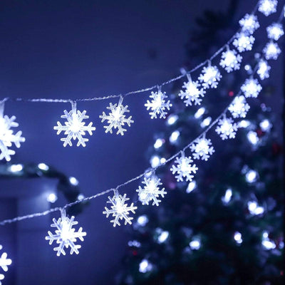 wickedafstore LED Snowflake String Light