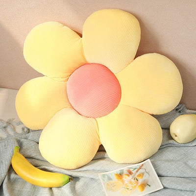wickedafstore Light Yellow / 30cm/11.81'' Pastel Flower Pillow