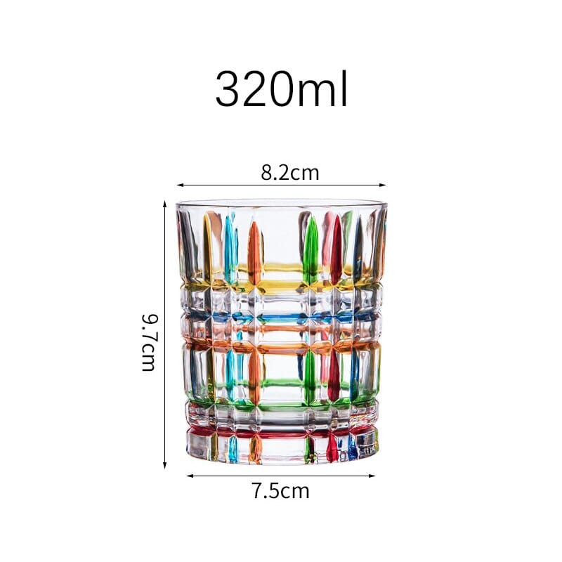 wickedafstore Lines Murano Glass Cup