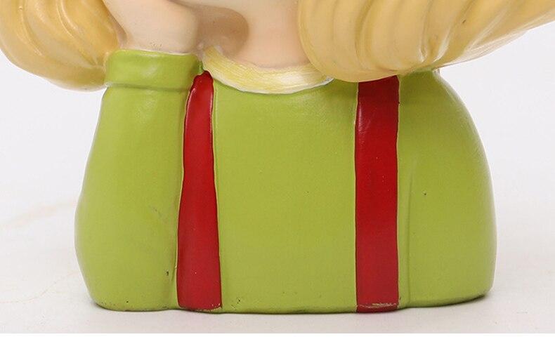 wickedafstore Little Blonde Girl Flower Pot